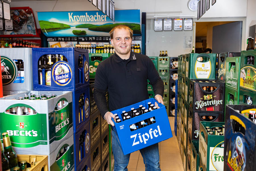 Mitarbeiter Getränkemarkt in Schmiedefeld