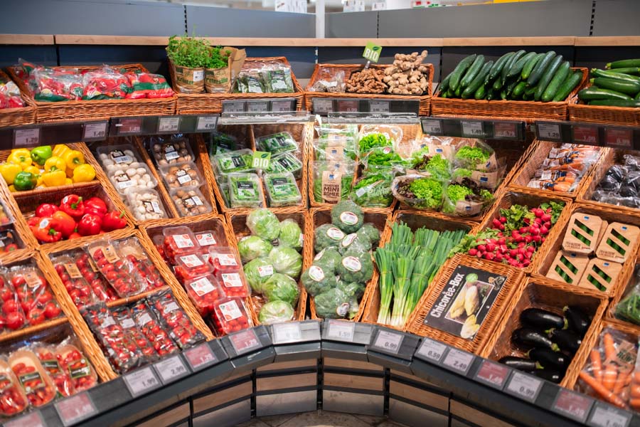 Obst und Gemueseabteilung